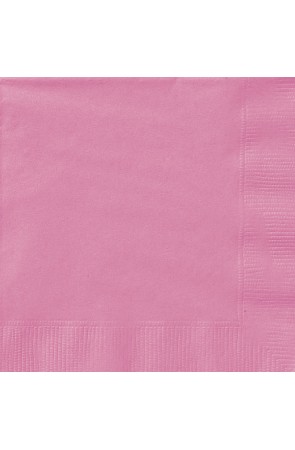 20 servilletas rosas (33x33 cm) - Línea Colores Básicos