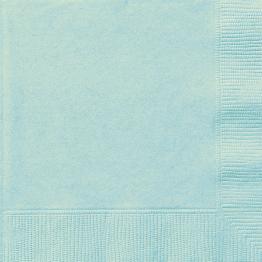 20 servilletas verde menta (33x33 cm)