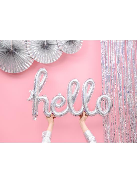 3 abanicos de papel decorativos holográficos