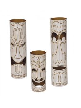 3 Totem centro de Mesa Hawaianos