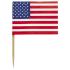 30 toppers decorativos Bandera de USA - American Party