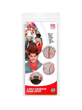 4 CINTAS DE ESPUMA AUTOADHESIVOS" para arreglar sombreros suelto