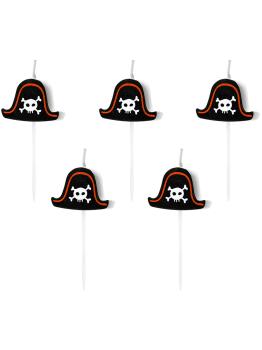 5 velas para fiesta pirata - Pirates Party