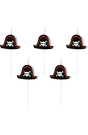 5 velas para fiesta pirata - Pirates Party