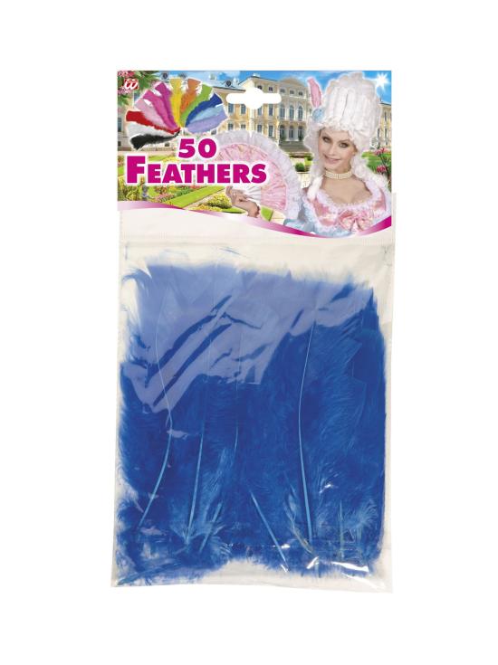 50 Plumas Adulto Unisex, Brasileños, Carnaval Brasileño, Fiestas Temáticas, 10 Cm Aprox.