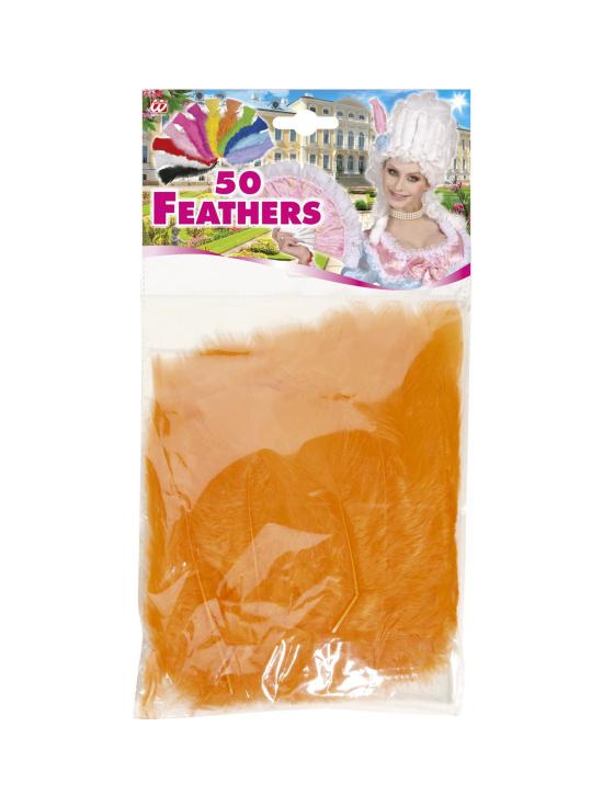 50 Plumas Adulto Unisex, Brasileños, Carnaval Brasileño, Fiestas Temáticas, 10 Cm Aprox.