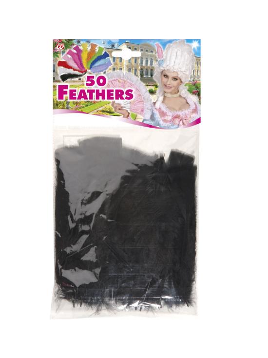 50 Plumas Adulto Unisex, Brasileños, Carnaval Brasileño, Fiestas Temáticas, 10 Cm Aprox.
