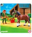 5108 Shire con Establo Rojo y Gris PLAYMOBIL