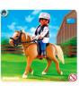 5109 Haflinger con Establo Verde y Beis PLAYMOBIL