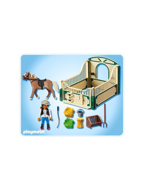 5109 Haflinger con Establo Verde y Beis PLAYMOBIL