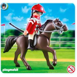 5112 Caballo Árabe con Establo Marrón y Amarillo PLAYMOBIL