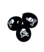 6 Globos Calavera 25 cms