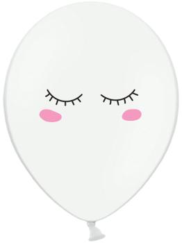 6 globos extra resistentes Smiley unicornio (30 cm)