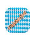 6 platos Oktoberfest (25 cm)