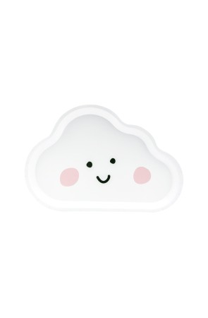 6 platos blancos con forma de nube de papel (26x17 cm)