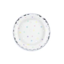 6 platos con estrellas de colores (18 cm) - Unicorn Collection