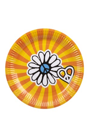6 platos Hippie 23cm