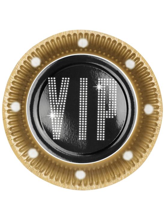 6 platos para fiesta VIP (23 cm) - Elegant Collection