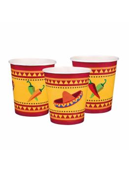 6 Vasos 25 cl Mexicanos