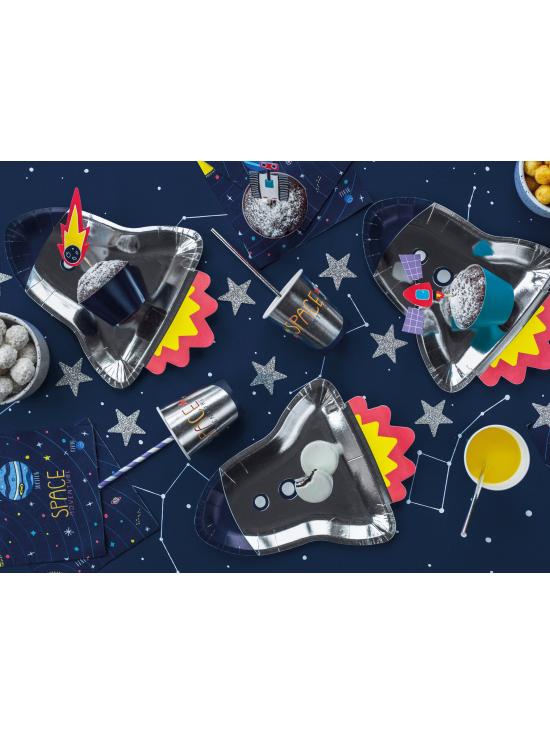 6 vasos "Space Adventure" de papel - Space Party