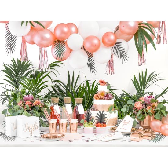 6 vasos azul pastel de papel - Pastelove