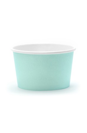 6 vasos azul turquesa para helado - Aloha Turquoise
