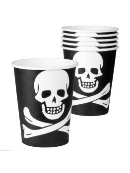 6 Vasos Calavera 25 cl
