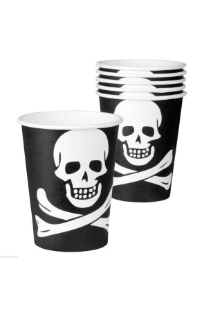 6 Vasos Calavera 25 cl