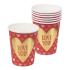 6 vasos con corazones - Love You