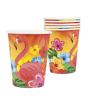 6 vasos flamenco Hawai - Hibiscus