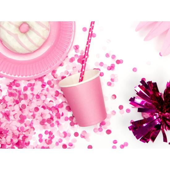 6 vasos rosas de papel - Sweets Collection