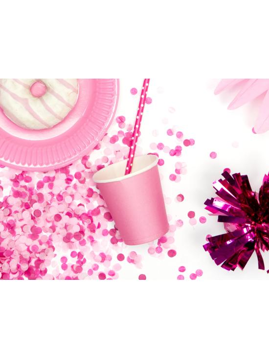 6 vasos rosas de papel - Sweets Collection