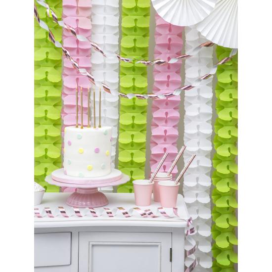 6 vasos rosas de papel - Sweets Collection