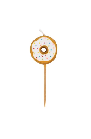 6 velas (7 cm) - Donut Party