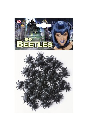 60 escarabajos negros Halloween