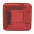 8 bandejas cuadradas rojas - Solid Colour Tableware