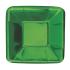 8 bandejas cuadradas verdes - Solid Colour Tableware