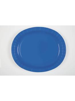8 bandejas ovaladas azul oscuro - Línea Colores Básicos