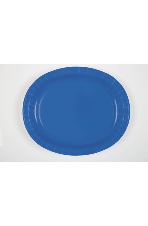 8 bandejas ovaladas azul oscuro - Línea Colores Básicos