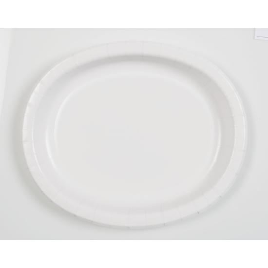 8 bandejas ovaladas blancas - Línea Colores Básicos 8 bandejas ovaladas blancas - Línea Colores Básicos