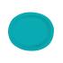 8 bandejas ovaladas color aguamarina - Línea Colores Básicos