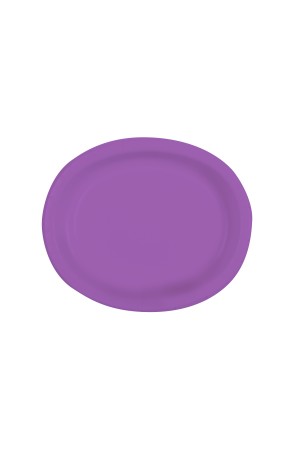 8 bandejas ovaladas morada - Línea Colores Básicos