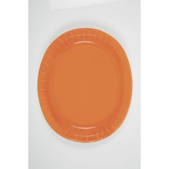 8 bandejas ovaladas naranja - Línea Colores Básicos 8 bandejas ovaladas naranja - Línea Colores Básicos