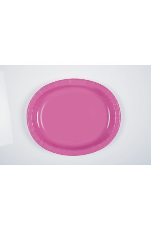 8 bandejas ovaladas rosas - Línea Colores Básicos