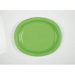 8 bandejas ovaladas verde lima - Línea Colores Básicos