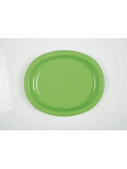 8 bandejas ovaladas verde lima - Línea Colores Básicos