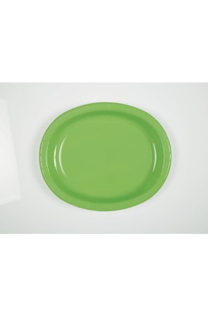 8 bandejas ovaladas verde lima - Línea Colores Básicos