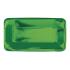 8 bandejas rectangulares verdes - Solid Colour Tableware
