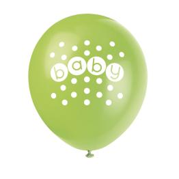 8 globos (30 cm) - Pastel Baby Shower