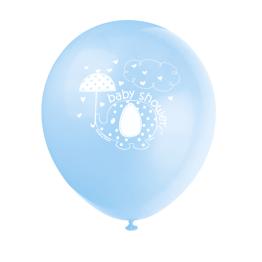 8 globos azules (30 cm) - Umbrellaphants Blue